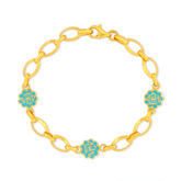 22K Gold Arabic Calligraphy Baby Bracelet